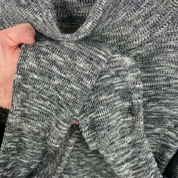 Anthropologie Moth Annona Wool Blend Turtleneck Sweater Heathered Grey Size XS - Picture 6 of 11